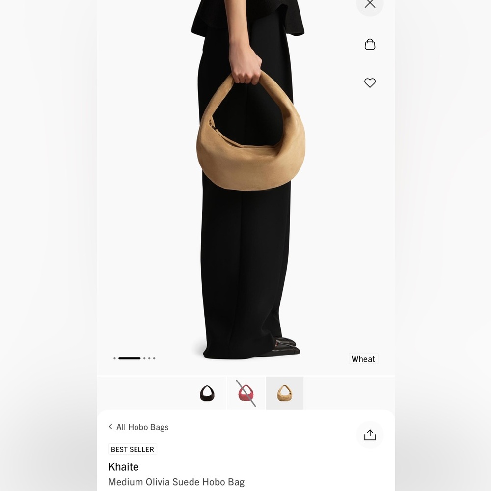 Khaite medium Olivia Hobo Shoulder Bag